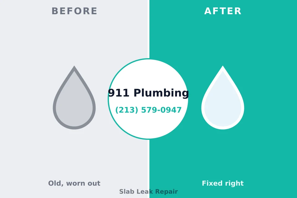 Before and after: plumbing company Milroy, PA
